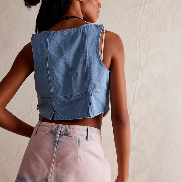 Free People We The Free Gallivanting Peekaboo Skort Low Rise Pastel Pink 32 - Picture 2 of 5